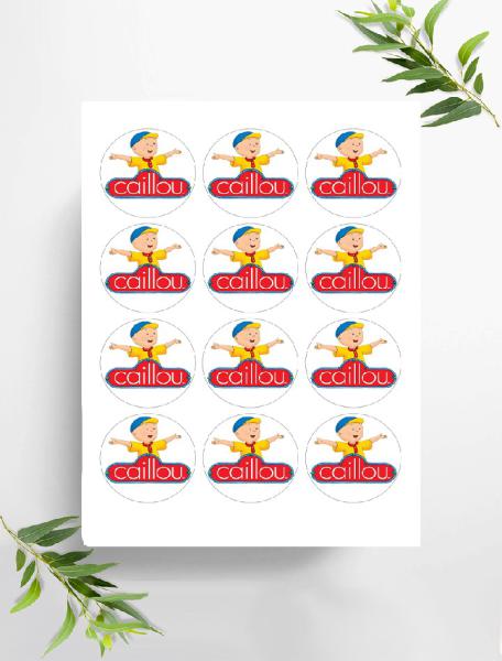 Caillou  Muffinaufleger, Ø ca. 6 cm, 0636x